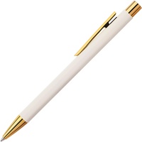 Faber-Castell 141445 - Kugelschreiber Neo Slim, Minenstärke B, gold marshmallow