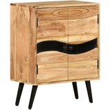 vidaXL Sideboard 57x34x75 cm Akazie Massivholz