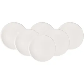 Villeroy & Boch Frühstücksteller 24 cm weiß 6er Set