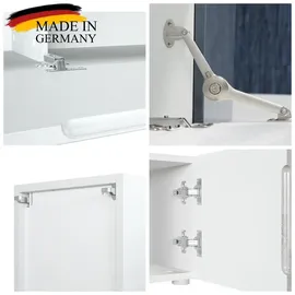 Vladon Wohnwand, Eiche, Holzwerkstoff, 330x204x39 cm, Wohnzimmer, Wohnwände, Wohnwand-Sets