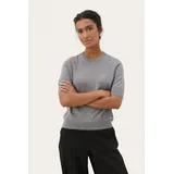 PART TWO Strickpullover NatanyaPW Grau S
