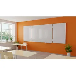 ALLboards Magnetisches Whiteboard Klapptafel 5-flächig 120x90//240 cm