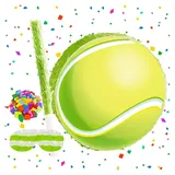 Piñata mit Augenbinden, Konfetti, Partyzubehör für Outdoor-Aktivitäten