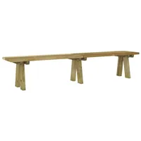 VidaXL Gartenbank 220 cm Massivholz Kiefer Imprägniert