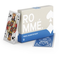 TS Spielkarten | Plastik Spielkarten ROMME - klassisches Romme Kartenset mit französisches Bild | wasserfestes Kartenspiel für Skat, Poker oder Kanasta