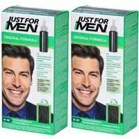 JUST FOR MEN Shampooing Colorant Brun moyen 2x60 ml