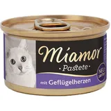 Miamor Pastete Geflügelherzen 85 g