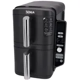 Ninja Doppel-Heißluftfritteuse SL400EU, grau/schwarz