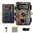 Rollei Wildkamera HD-30, 48MP 4K Wildtierkamera mit Bewegungsmelder Nachtsicht Infrarot Jagdkamera mit Akku & 2'' IPS-Display 0,4s Auslösezeit 0,4 Sek.
