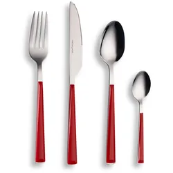 ECHTWERK Besteck Set "Basic" 24tlg rot