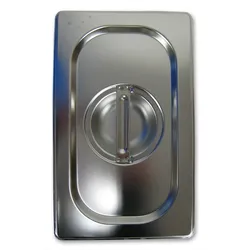 Airbrush-City GN 1/4 Deckel Gastronormbehälter Abdeckung GN-Behälter Edelstahl