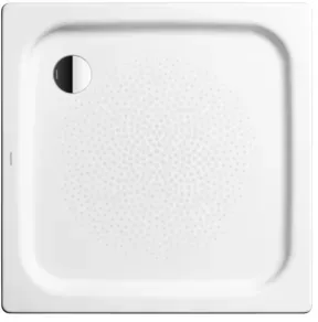 Kaldewei Duschplan Duschwanne 440235000001 100x100x6,5cm, mit Träger, Antislip, weiß