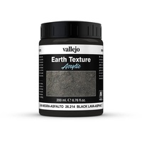 Earth Textur | Vallejo, Farbton: Black Lava