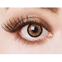 aricona Farbige Kontaktlinsen Braun Natural Jahreslinsen Weiche, Fresh Markenqualität