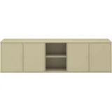 Hammel Furniture Sideboard HAMMEL FURNITURE "Mistral, Hochwertig Schrank, hängend/stehend montierbar", beige, B:220cm H:61cm T:42cm, Sideboards, mit Türen, B: 220 cm, anpassungsbar Designmöbel