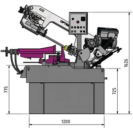 Optimum Doppelgehrungs-Metallbandsäge SD 351AV