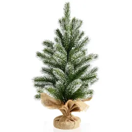 Costway Mini Weihnachtsbaum Grün 50 cm
