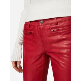 Ricano Lederhose Donna Slim Fit Rot M