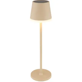 GLOBO Solarleuchte Kunststoff 11x41 cm 2er Set sandfarben