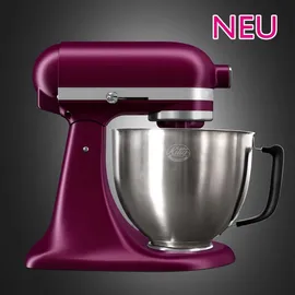 Kitty Professional Profi-Rührschüssel Super Bowl kompatibel mit KitchenAid 4,3 und 4,8 Liter - BRUSHED Steel)