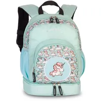 FABRIZIO Kinderrucksack pastellgrün türkis