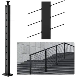 VEVOR Geländerpfost 91,44x2,54x5,08cm 30° gewinkeltes Loch Treppe Geländer 1Stk. 1JZLGZHS91424HS5GV0