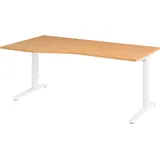 bümö Schreibtisch Buche / Weiß