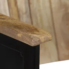 vidaXL 2-Sitzer-Bank 103 x 53 x 0 cm Braun