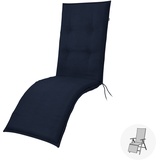 Doppler Sitzauflage "Star" Relax,dunkelblau,für Relaxliege 170 x 48 x 6 cm,