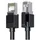 OEM Ethernet Cat 6 1,5 m Schwarz