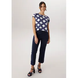 Aniston SELECTED Schlupfhose figurbetont Blau 34