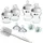 TOMMEE TIPPEE Natural Start Anti-Colic Set für Babys selbststerilisierend 0 m+ White