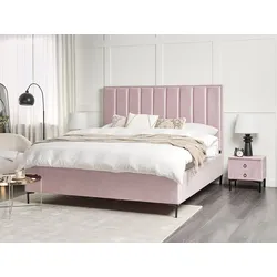 Schlafzimmer komplett Set 3-teilig rosa 180 x 200 cm SEZANNE