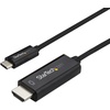 StarTech.com 2m USB-C auf HDMI Kabel - Monitorkabel - 4K bei 60Hz - USB Typ C zu HDMI Kabel - Schwarz