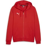 Puma teamGOAL Casuals Hooded Jacket puma Red-Puma white L