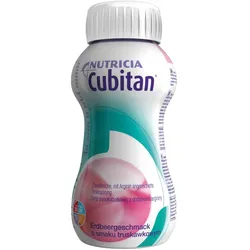 NUTRICIA Cubitan Erdbeer 4X200 ml Flüssigkeit