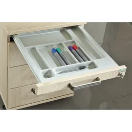 Hammerbacher Eiche Rollcontainer 42,8 x 59 x 58 cm braun