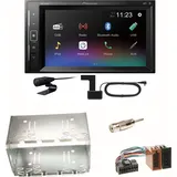Pioneer DMH-A240DAB Digitalradio Bluetooth Einbauset für Mercedes Vito Viano W639 W447 Sprinter