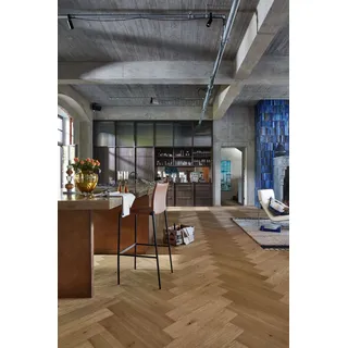 MeisterWerke MEISTER Lindura-Holzboden HS 500 | ultramattlackiert 700 mm x 140 mm Eiche classic greige geb 8931 - 700 mm