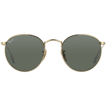 Ray Ban Round Metal RB3447 001 50-21 polished gold/green classic