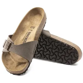 Birkenstock Madrid Birko-Flor Nubuk schmal mocca 42