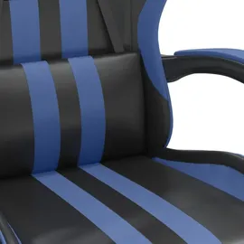 vidaXL Gaming-Stuhl Drehbar Blau