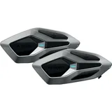 Nolan N-Com Mesh, Kommunikationssystem Doppelset - Silber/Schwarz