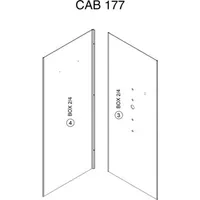 Aurlane Rückwändepaket für Komplettdusche CAB177N