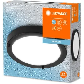 LEDVANCE Bathroom Ceiling Luminaire (4099854103339) Schwarz