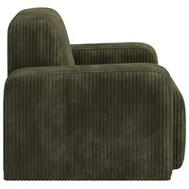 vidaXL Sessel Grün Cord 72 x 71 x 70 cm Grün mit Rollen