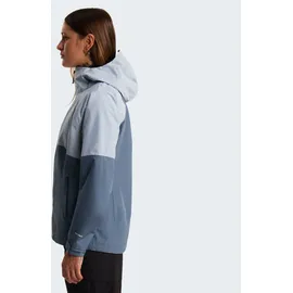 The North Face - Women's DIABLO DYNAMIC ZIP-IN Jacket - Regenjacke Gr. S grau/blau