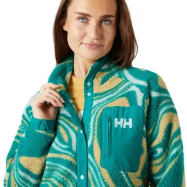HELLY HANSEN Imperial Printed Pile Snap Fleece Barely Blue S