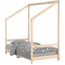 vidaXL Kinderbett 80 x 160 cm Kiefer massiv braun