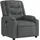 vidaXL Massagesessel Dunkelgrau Stoff 149,5 x 79 x 0 cm Grau mit Fernbedienung